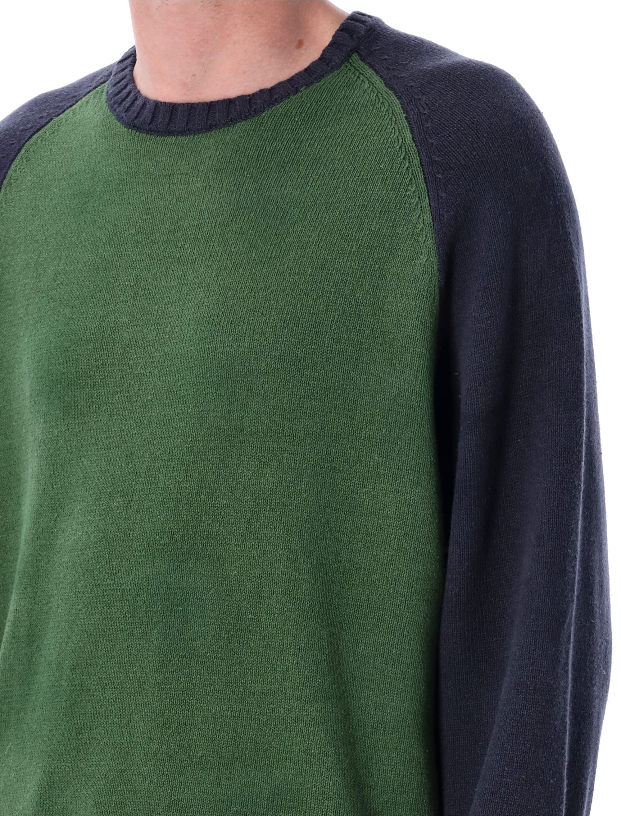 STUSSY Colorblocked Raglan Sweater - Size L