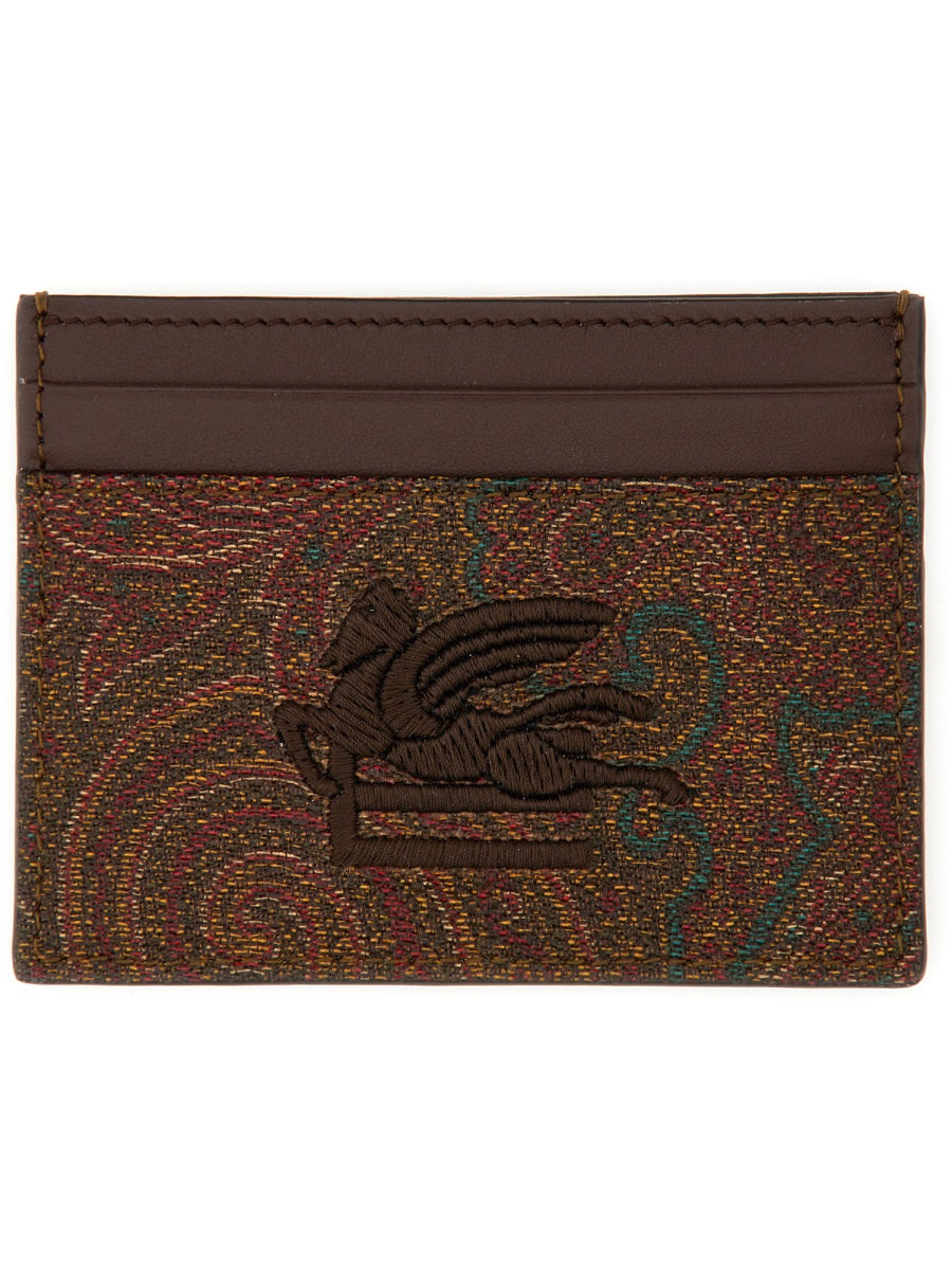 ETRO Paisley Print Card Holder