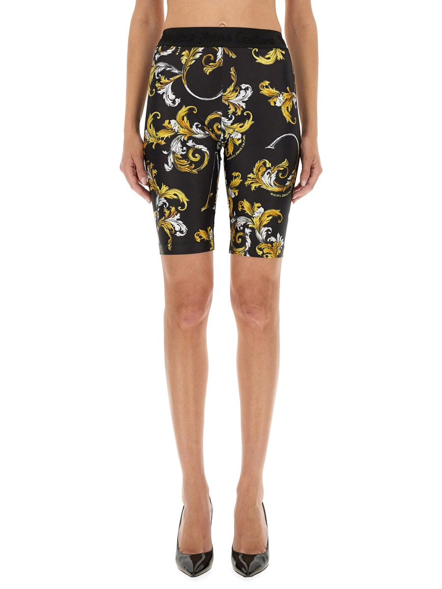 VERSACE JEANS COUTURE Slim Fit Baroque Cycling Shorts - SS25