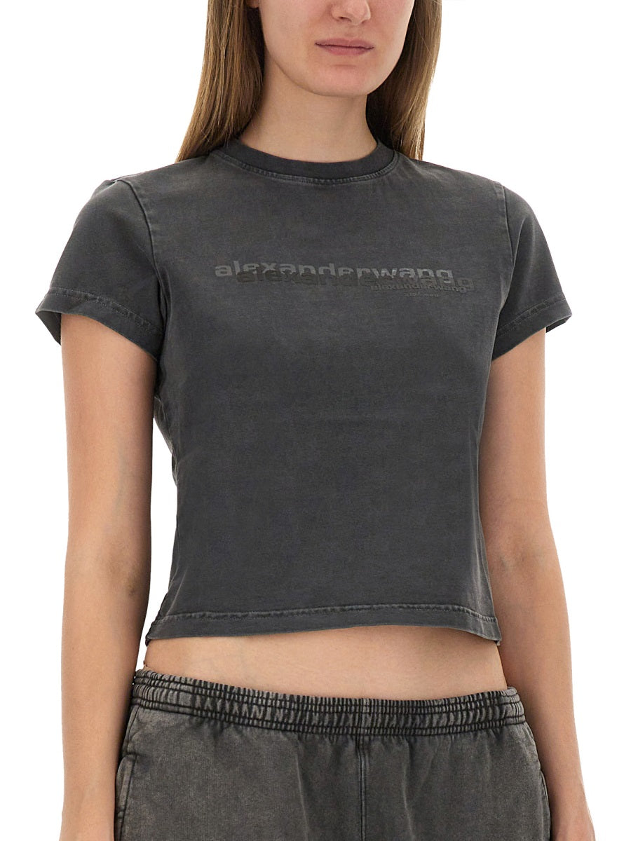 ALEXANDER WANG Mini Fit Logo T-Shirt