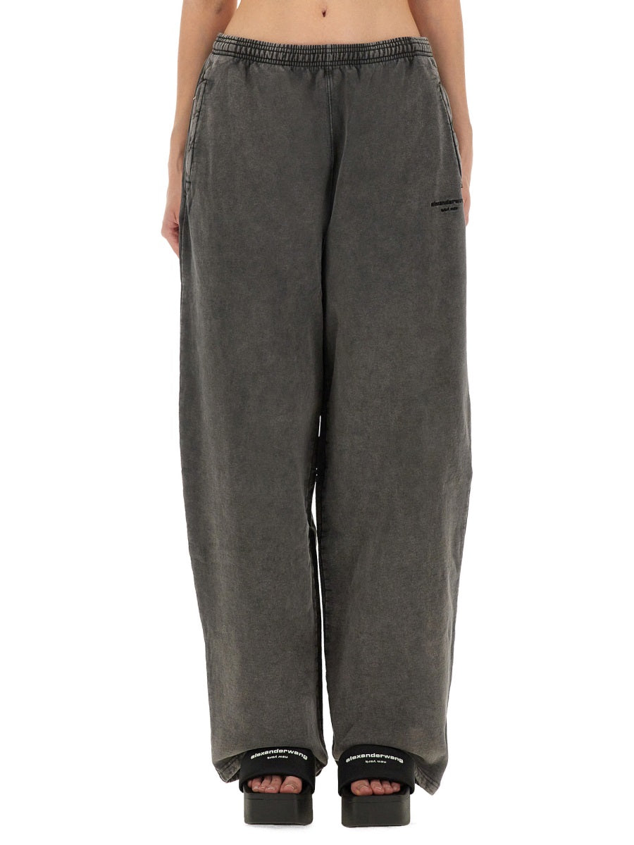 ALEXANDER WANG Articulated Leg Wide Leg Pants - Women's S