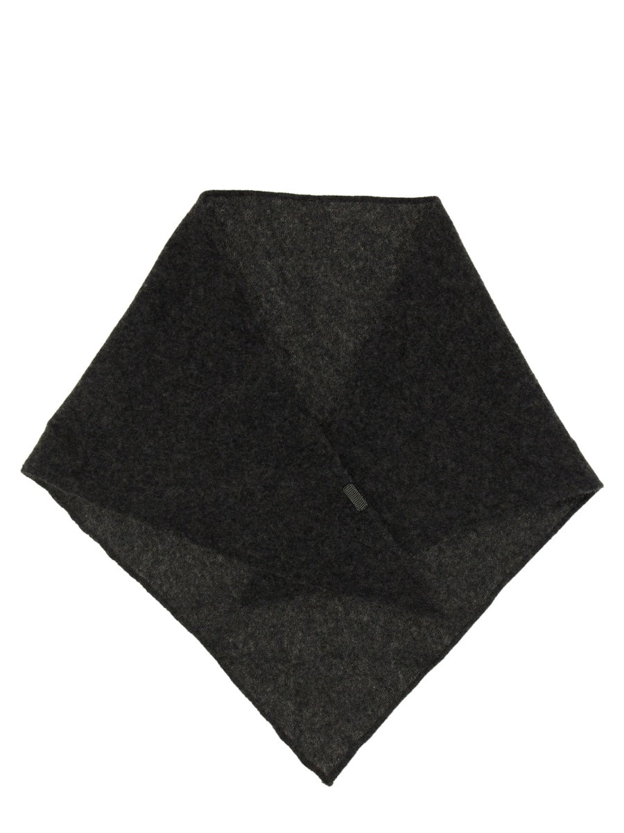 BRUNELLO CUCINELLI Cashmere Scarf with Necklace