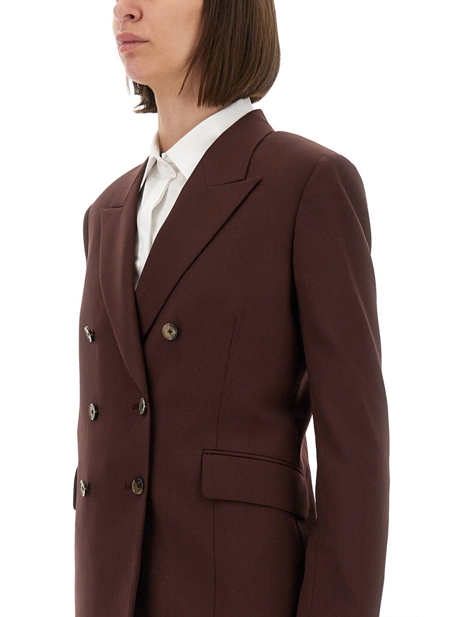 PAUL SMITH Double-Breasted Wool Blazer - Size 40 IT