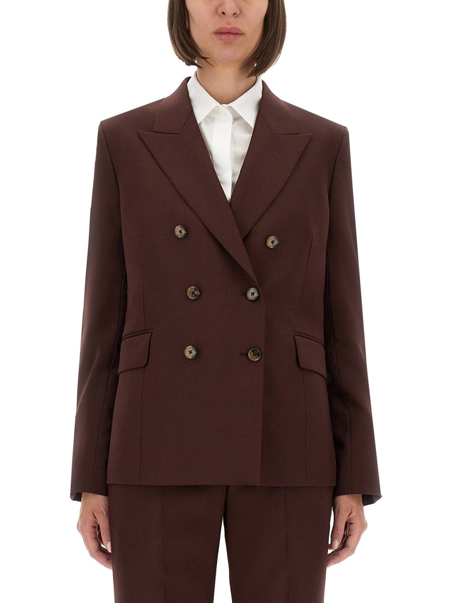 PAUL SMITH Double-Breasted Wool Blazer - Size 40 IT