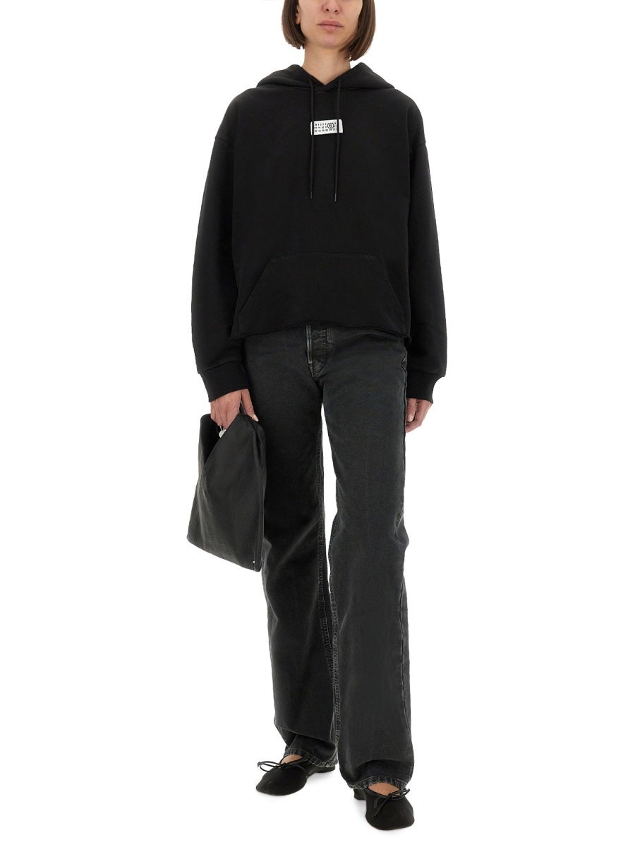 MM6 MAISON MARGIELA Casual Cotton Sweatshirt for Women - FW25 Collection
