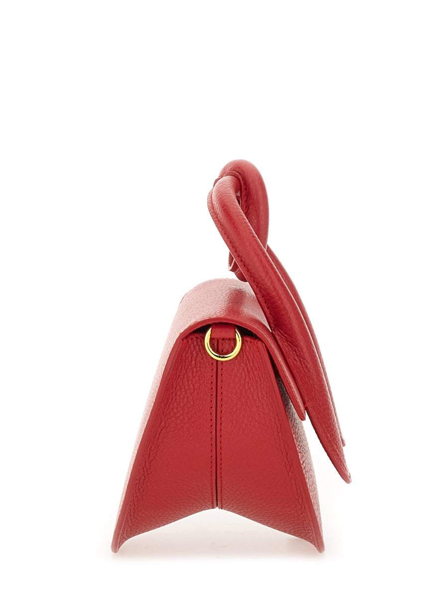 YUZEFI Mini Handbag with Unique Twist Design