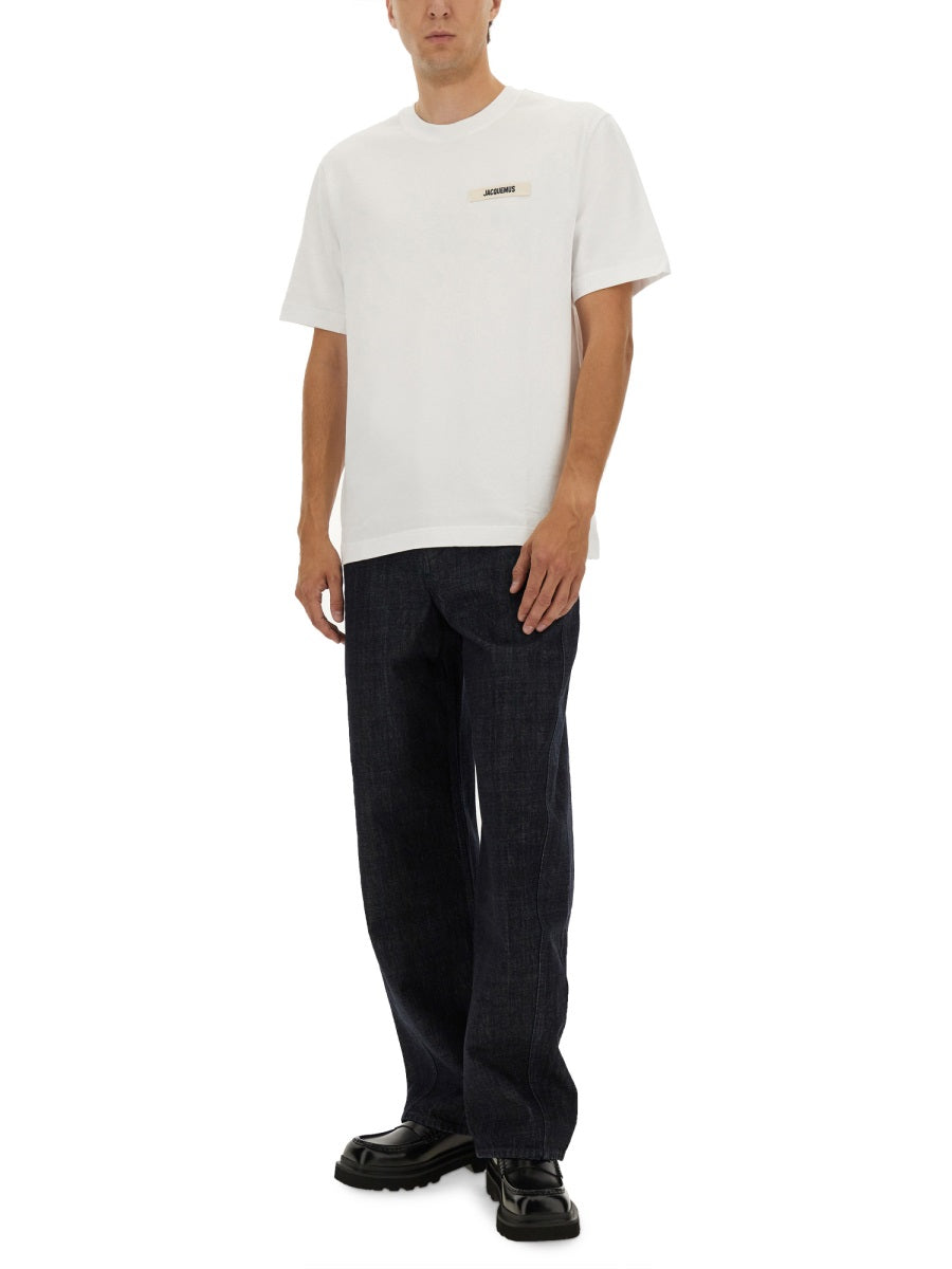 JACQUEMUS Regular Fit Grosgrain Shirt - Size L