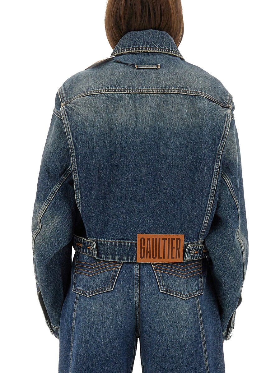 JEAN PAUL GAULTIER Oversized Denim Jacket - Women's Size S