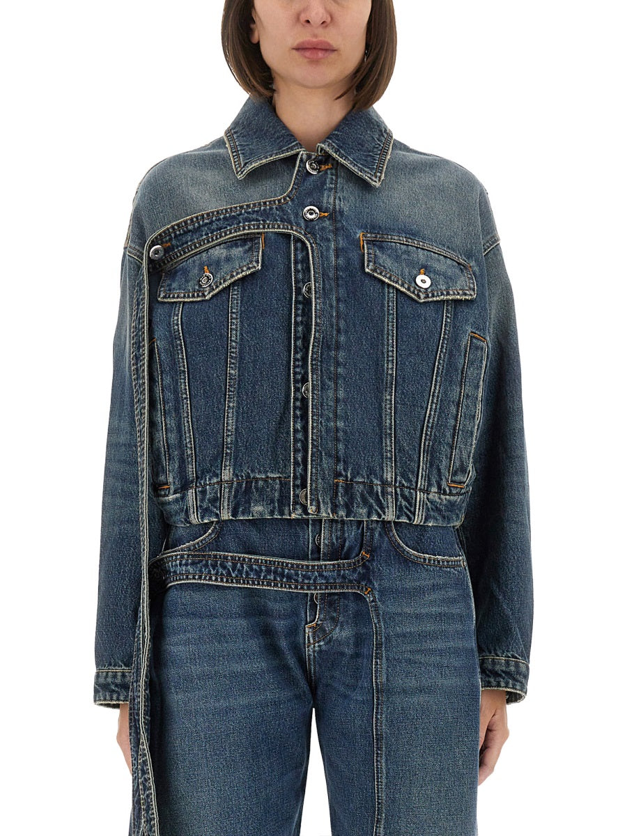 JEAN PAUL GAULTIER Oversized Denim Jacket - Women's Size S