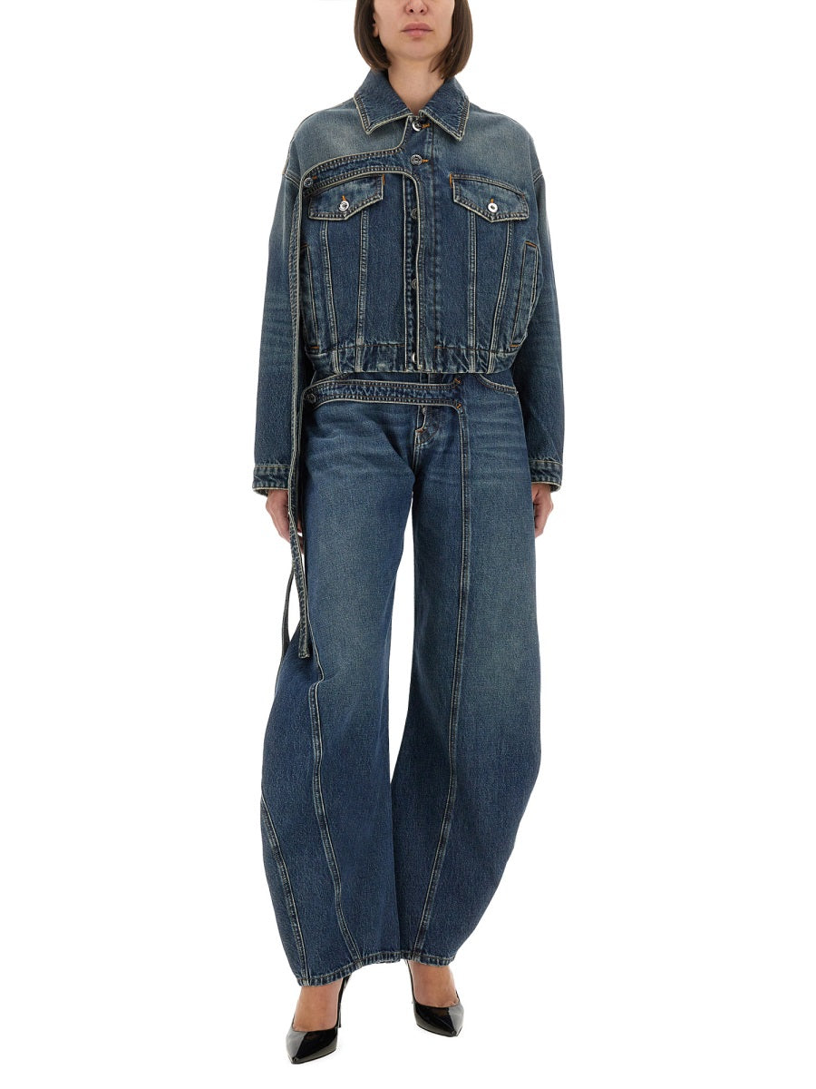 JEAN PAUL GAULTIER Oversized Denim Jacket - Women's Size S