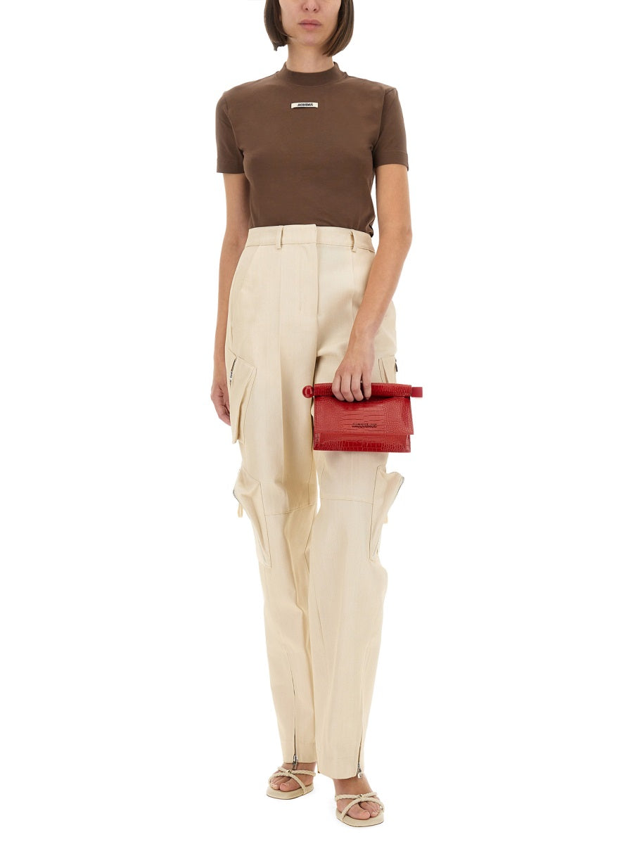 JACQUEMUS Tiny Fit Grosgrain Shirt for Women