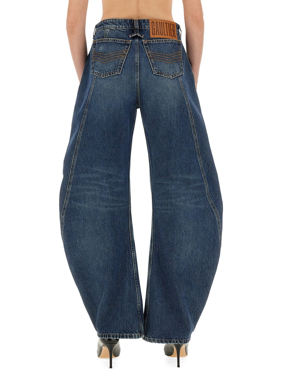 JEAN PAUL GAULTIER Low-Rise Jeans for Women - Size 26