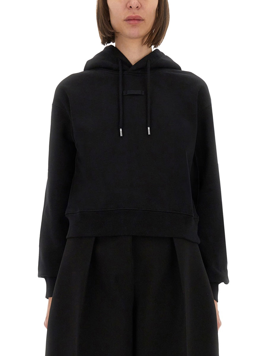 JACQUEMUS Rugged Grosgrain Hoodie - Regular Fit Size S