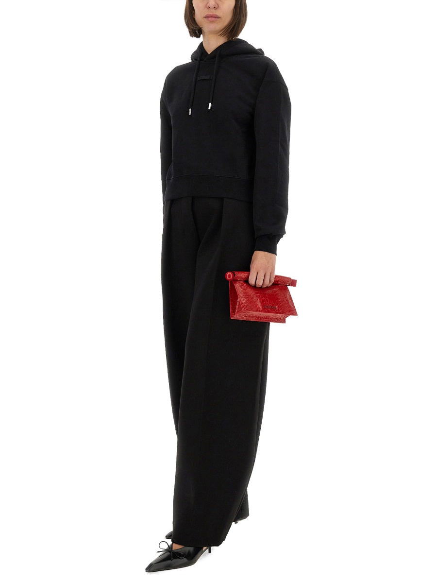 JACQUEMUS Rugged Grosgrain Hoodie - Regular Fit Size S