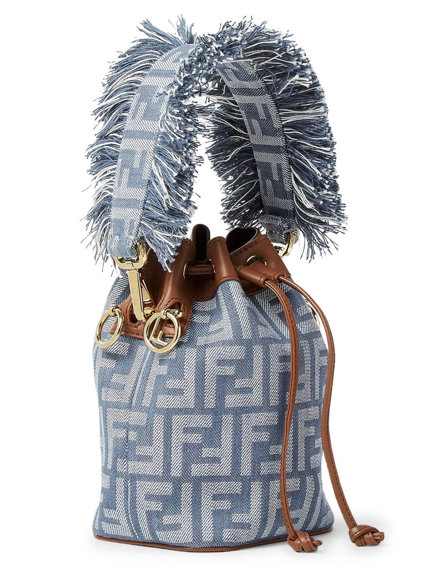 FENDI Mini Jacquard FF Handbag