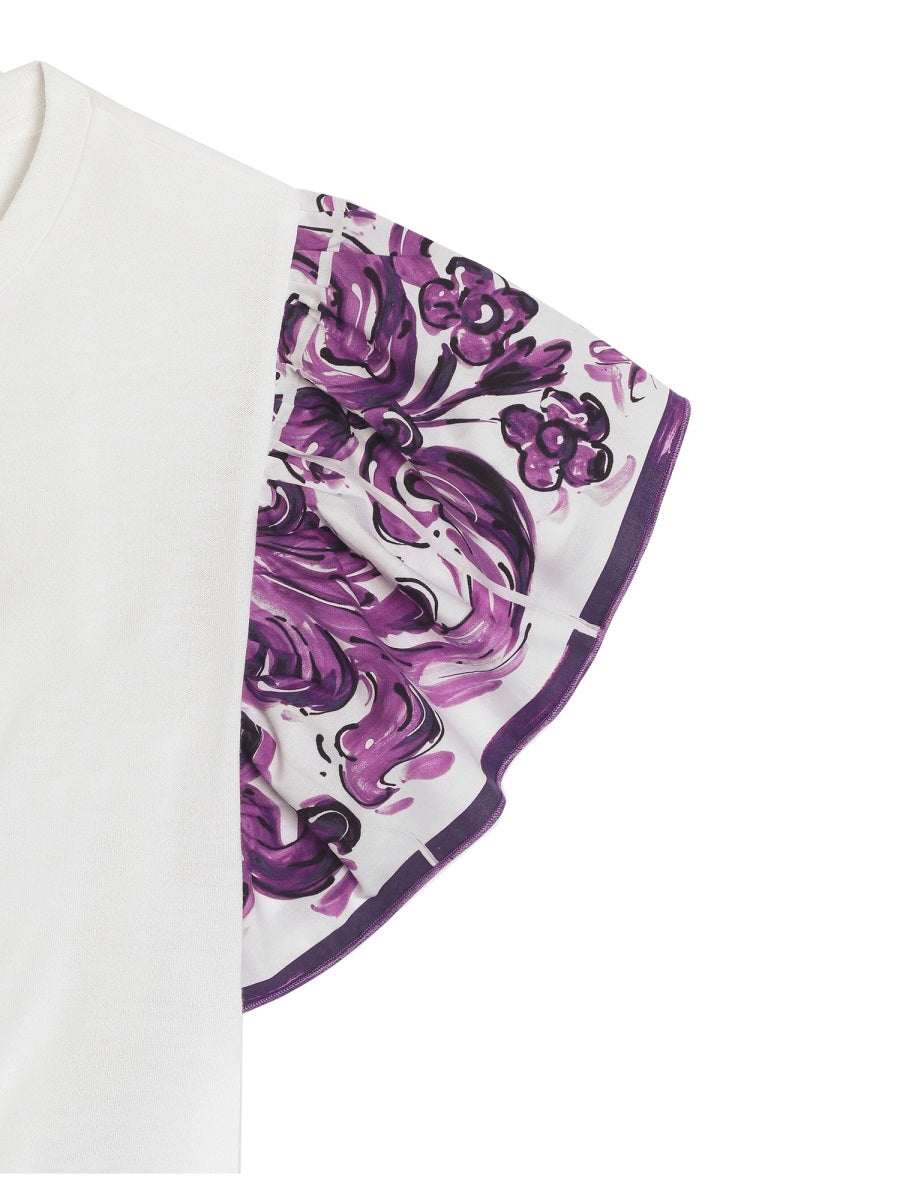 DOLCE & GABBANA Girls' Mini Cotton T-Shirt