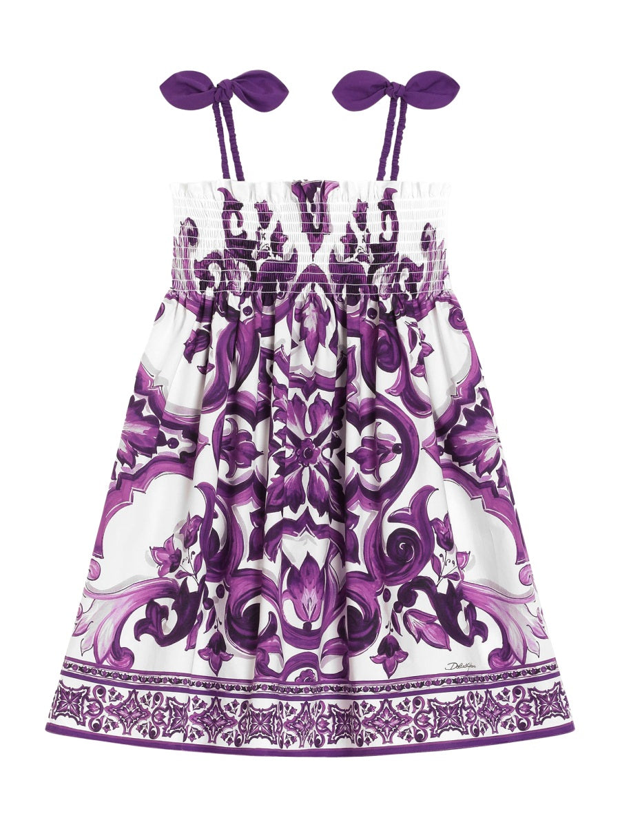 DOLCE & GABBANA Chic Girls' Mini Dress for Fall 2025