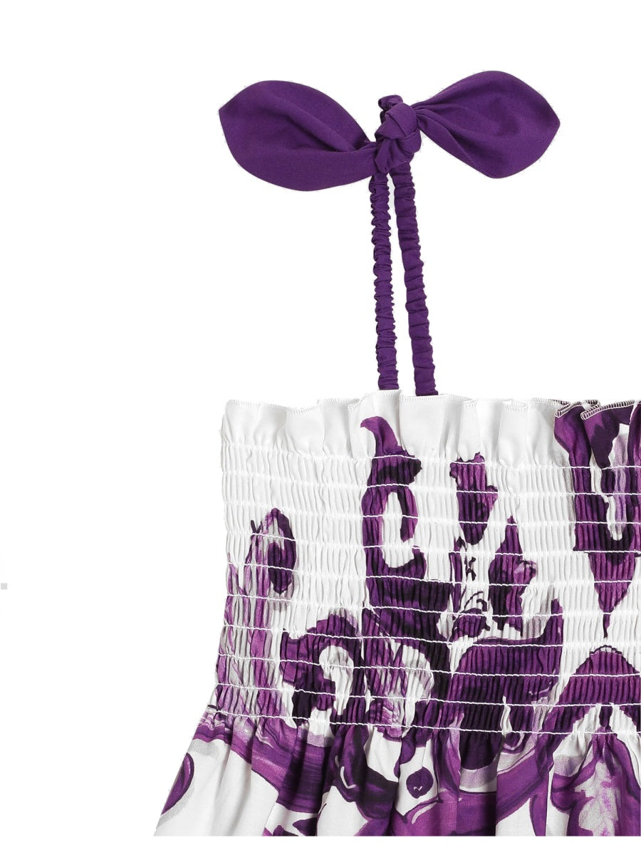 DOLCE & GABBANA Chic Girls' Mini Dress for Fall 2025