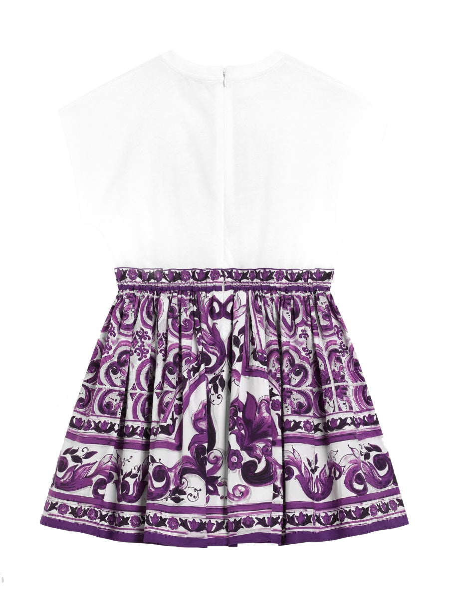 DOLCE & GABBANA Charming Cotton Dress for Girls - Mini Style