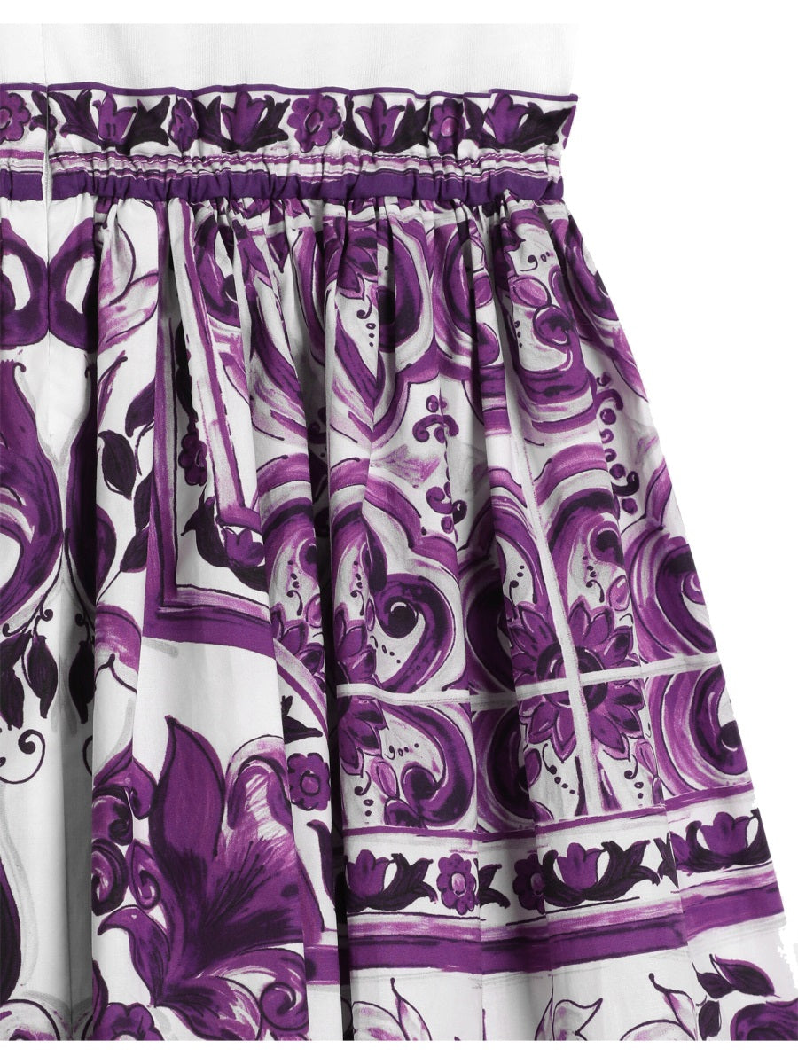 DOLCE & GABBANA Charming Cotton Dress for Girls - Mini Style