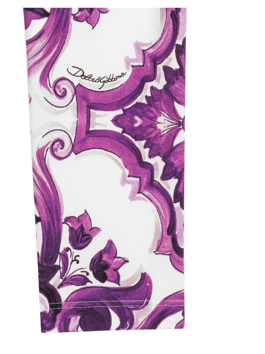DOLCE & GABBANA Stylish Leggings for Girls - FW25 Collection