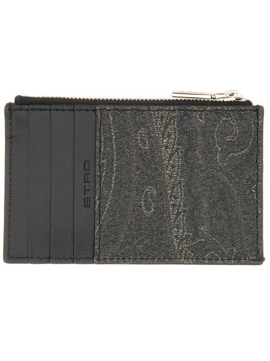 ETRO Mini Cotton-Polyester Wallet for Men - FW25 Collection