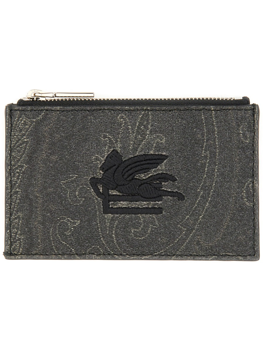 ETRO Mini Cotton-Polyester Wallet for Men - FW25 Collection