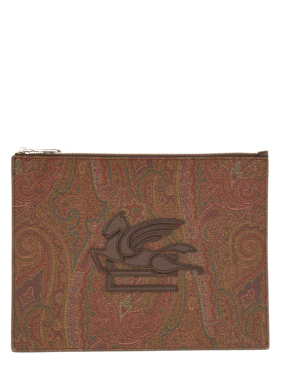 ETRO Essential Paisley Pouch Handbag