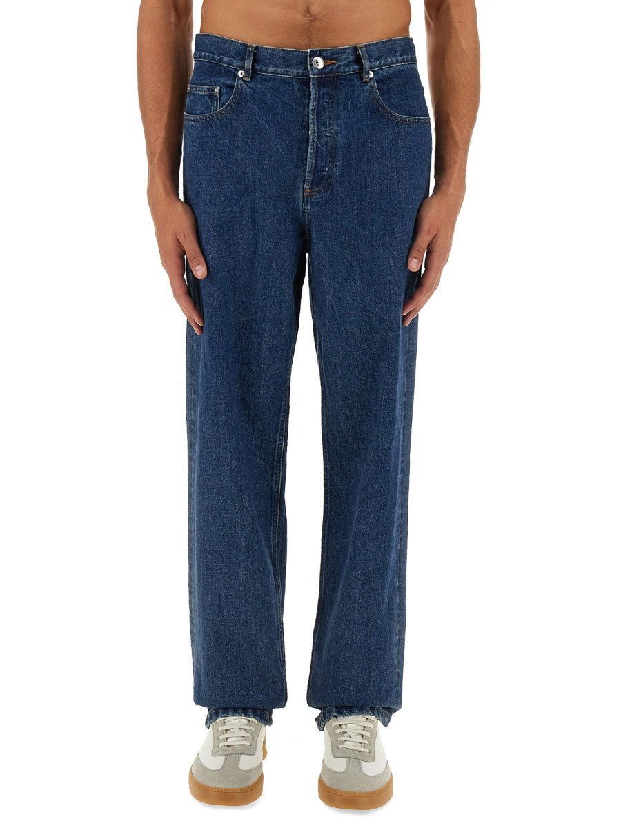 A.P.C. Men's High-Waisted Denim Jeans - Size 32