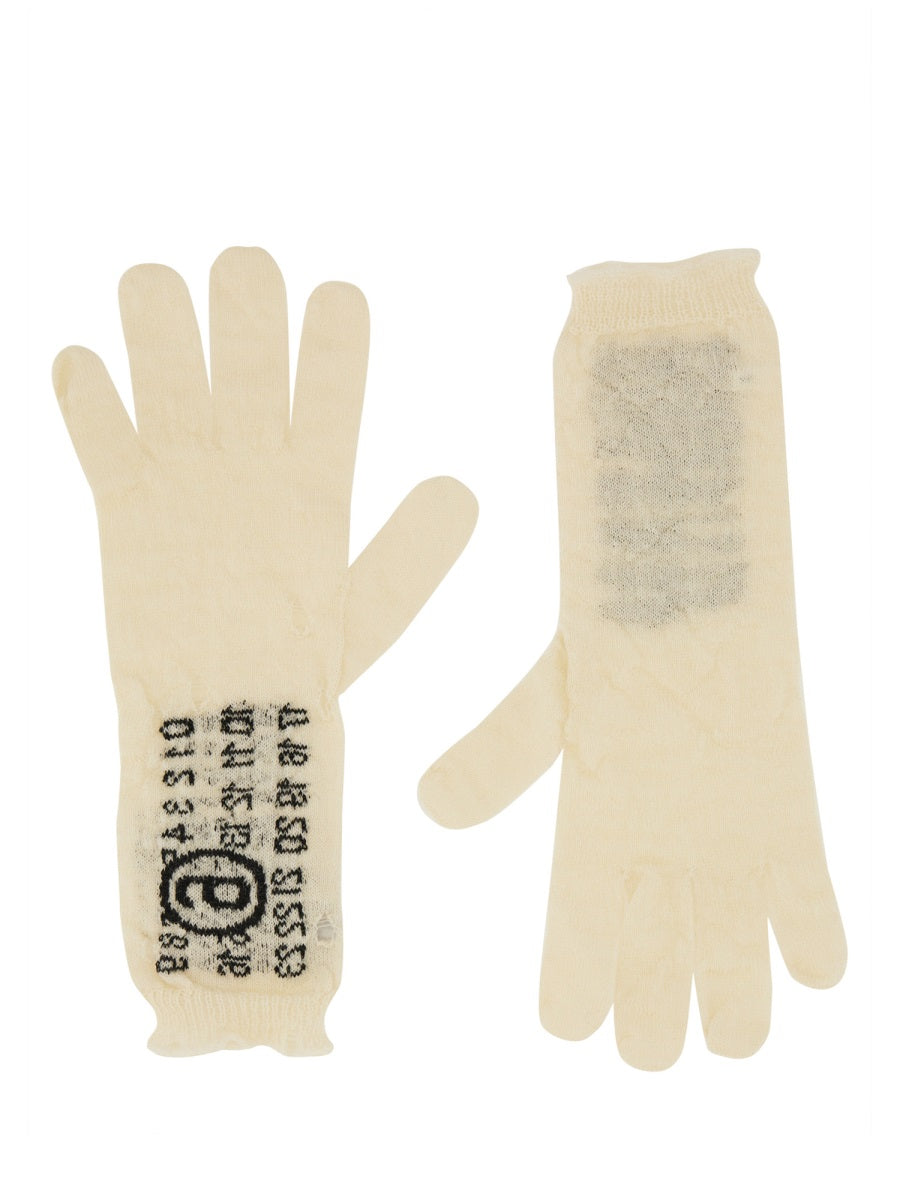 MM6 MAISON MARGIELA Wool Gloves for Women - FW25