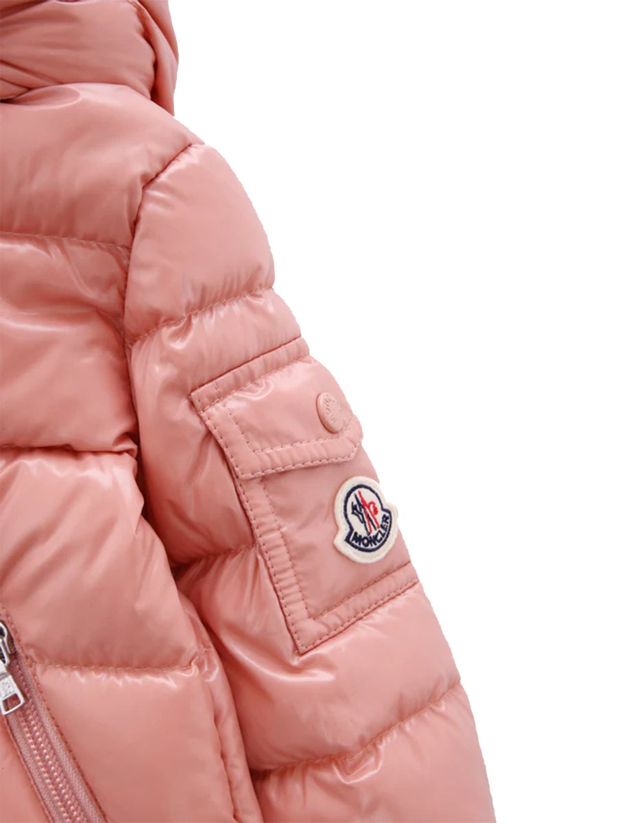 MONCLER Unisex Mini Jacket with Logo and Hood