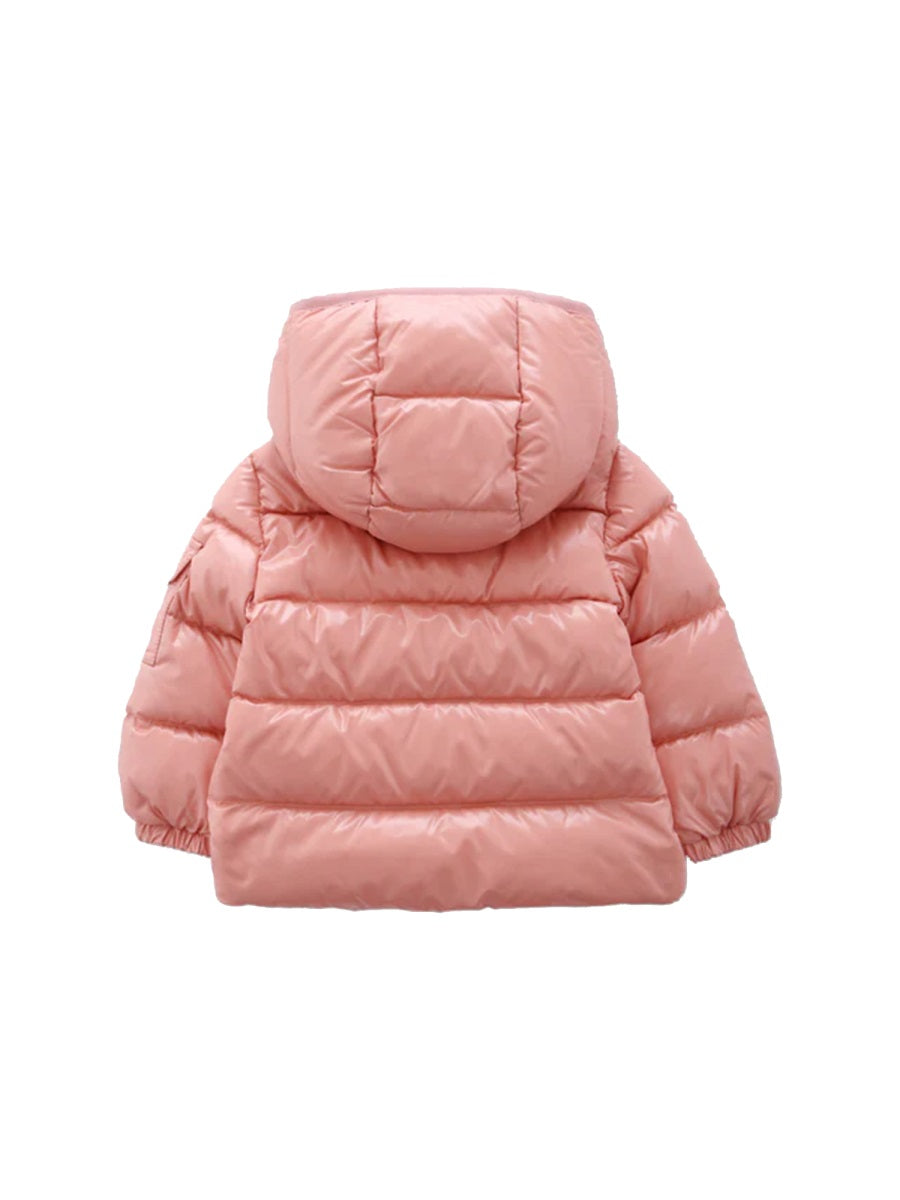 MONCLER Unisex Mini Jacket with Logo and Hood