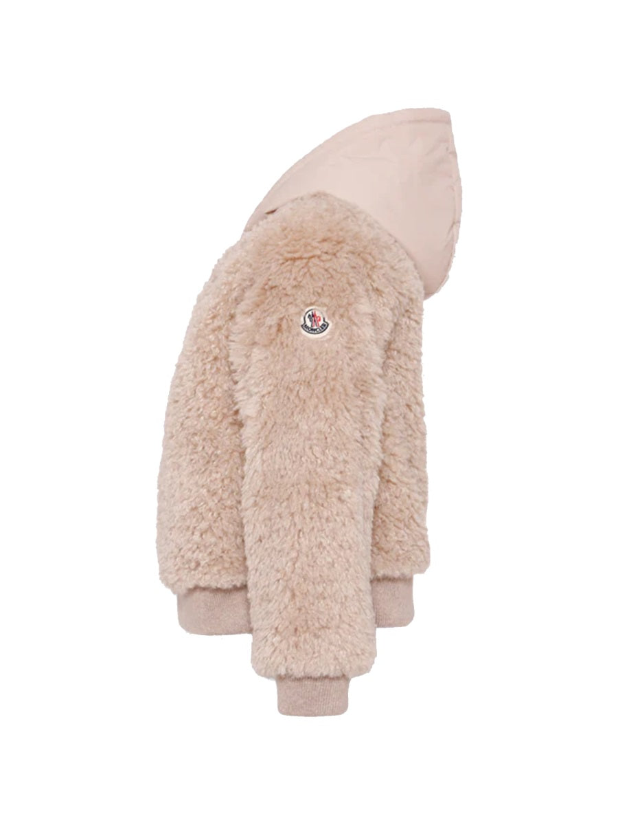 MONCLER Logoed Hooded Sweat Jacket for Kids