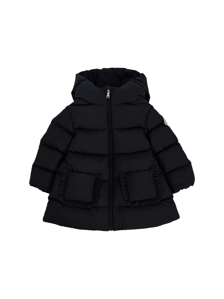 MONCLER Unisex Mini Jacket with Logo and Hood