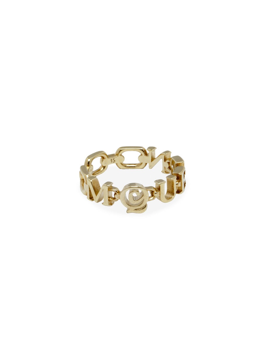 ALEXANDER MCQUEEN Brass Rings for Women - FW25 Collection