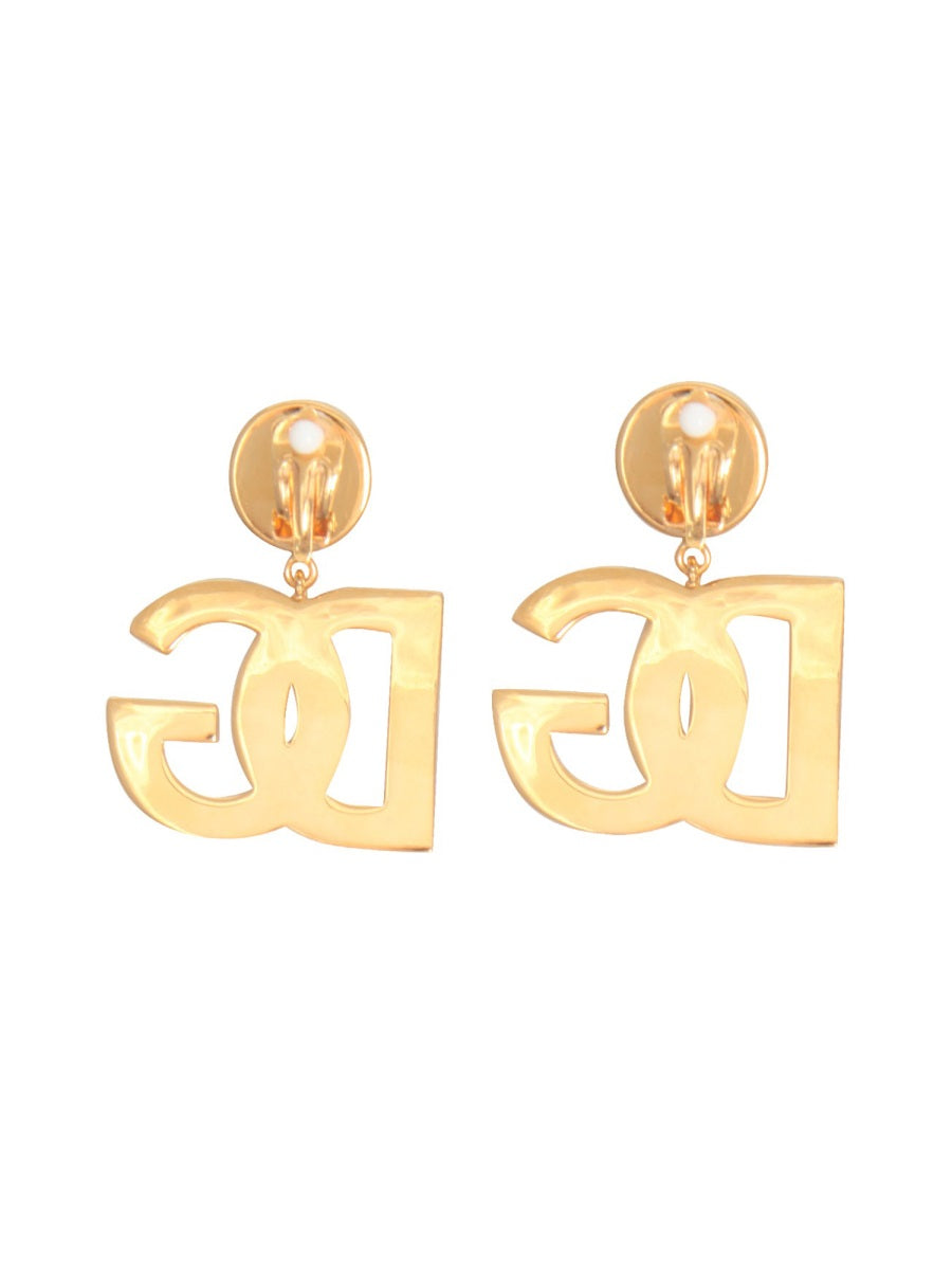 DOLCE & GABBANA DG Logo Pendant Earrings for Women