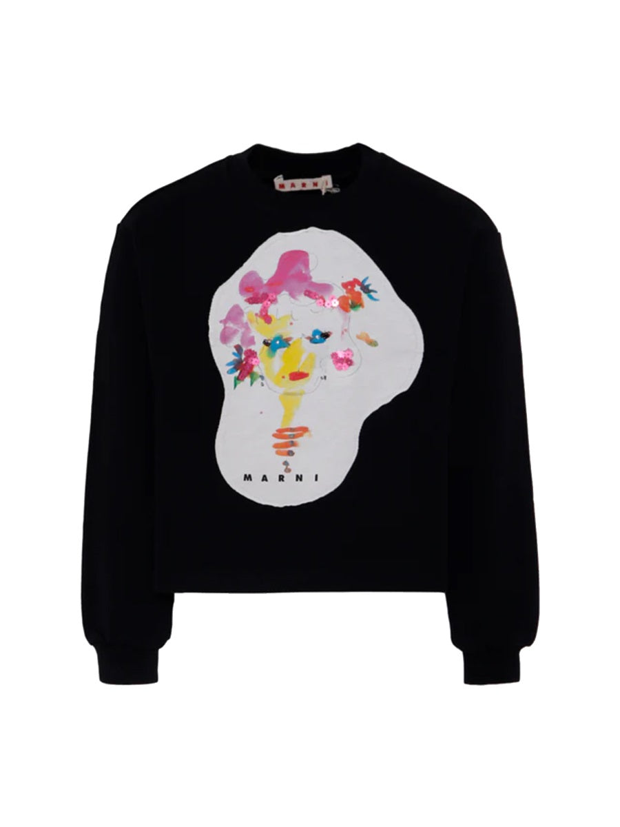 MARNI Girls' Logo Mini Sweatshirt