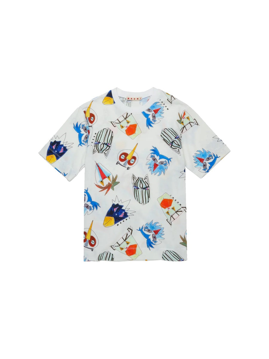 MARNI Unisex Kids Cotton Mini T-Shirt