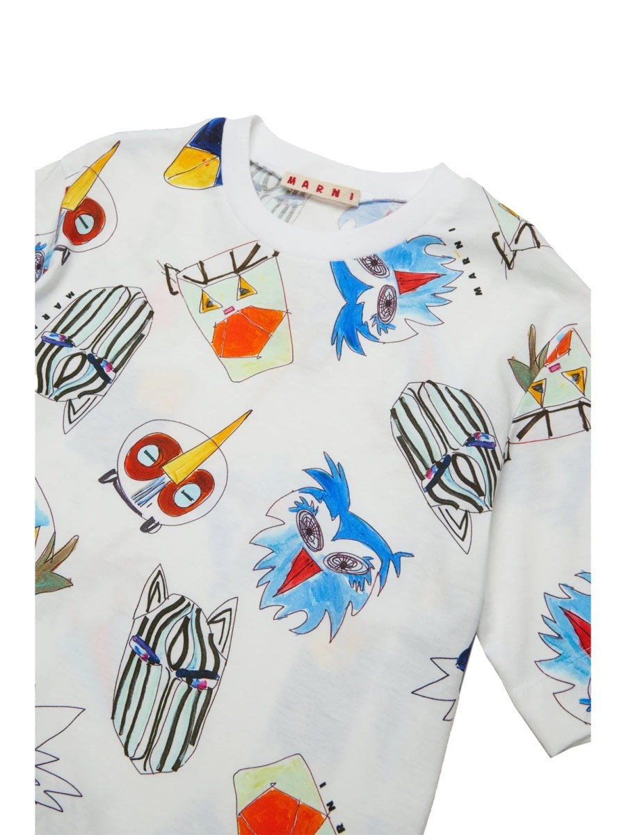 MARNI Unisex Kids Cotton Mini T-Shirt