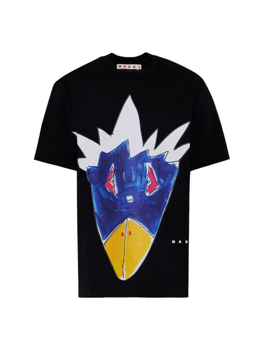 MARNI Unisex Logo T-Shirt for Kids