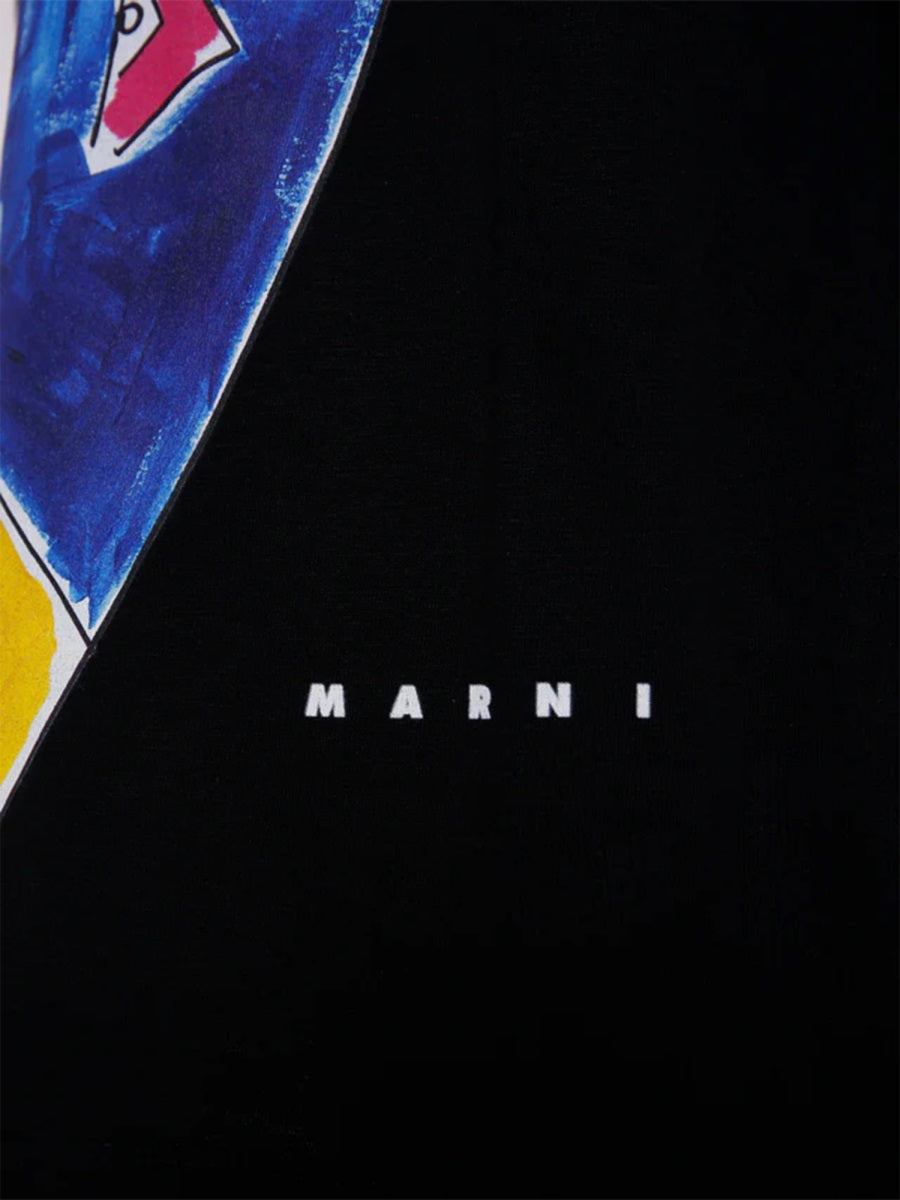 MARNI Unisex Logo T-Shirt for Kids