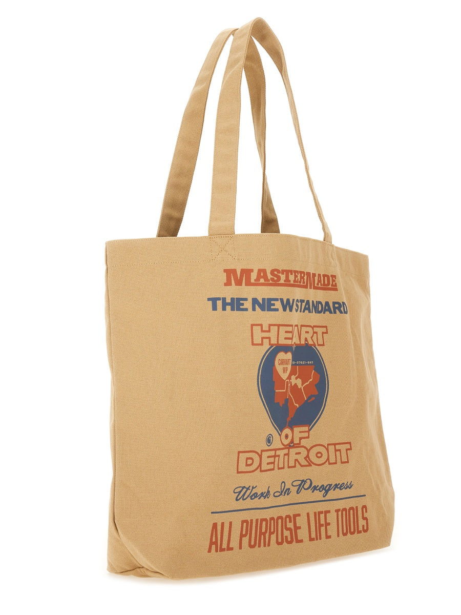 CARHARTT WIP Graphic Canvas Tote Handbag