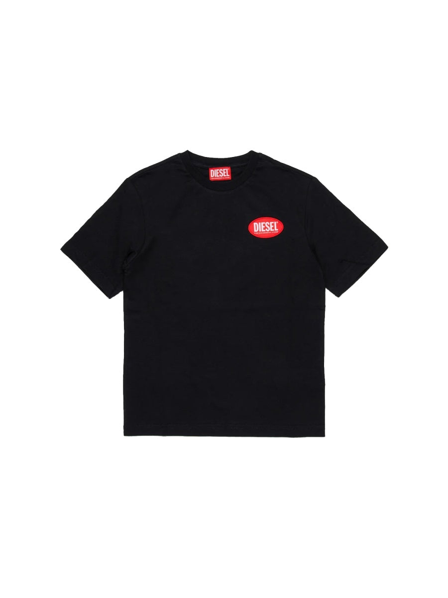 DIESEL Boys' Mini T-Patch Over T-Shirt