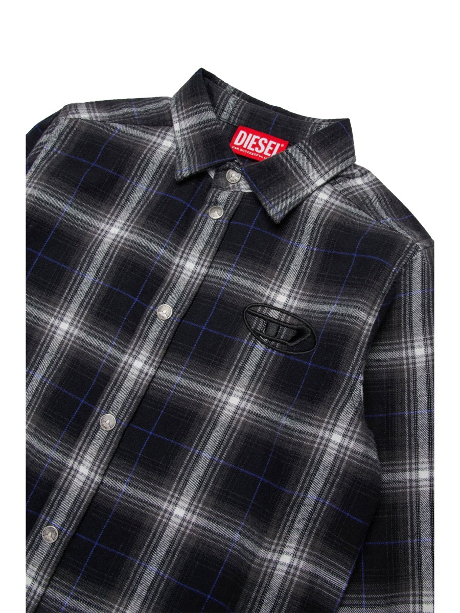DIESEL Mini Cotton Shirt for Boys - Perfect for Fall 2025
