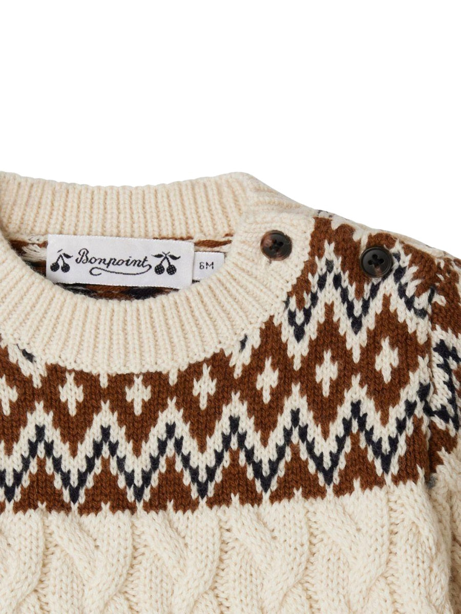 BONPOINT Mini Stylish Knit Sweater for Boys