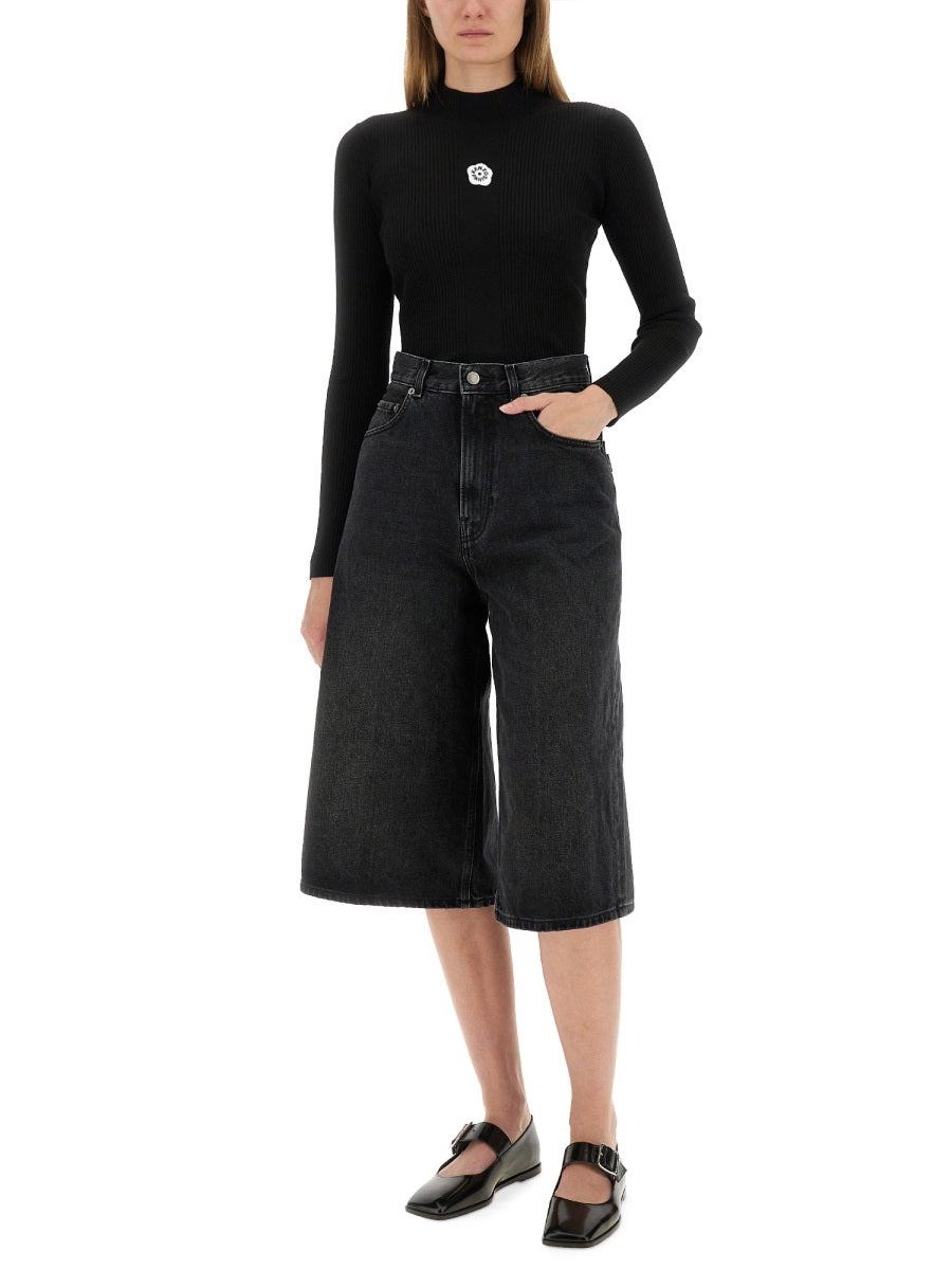 KENZO Viscose-Polyester Women's Top - Size LG