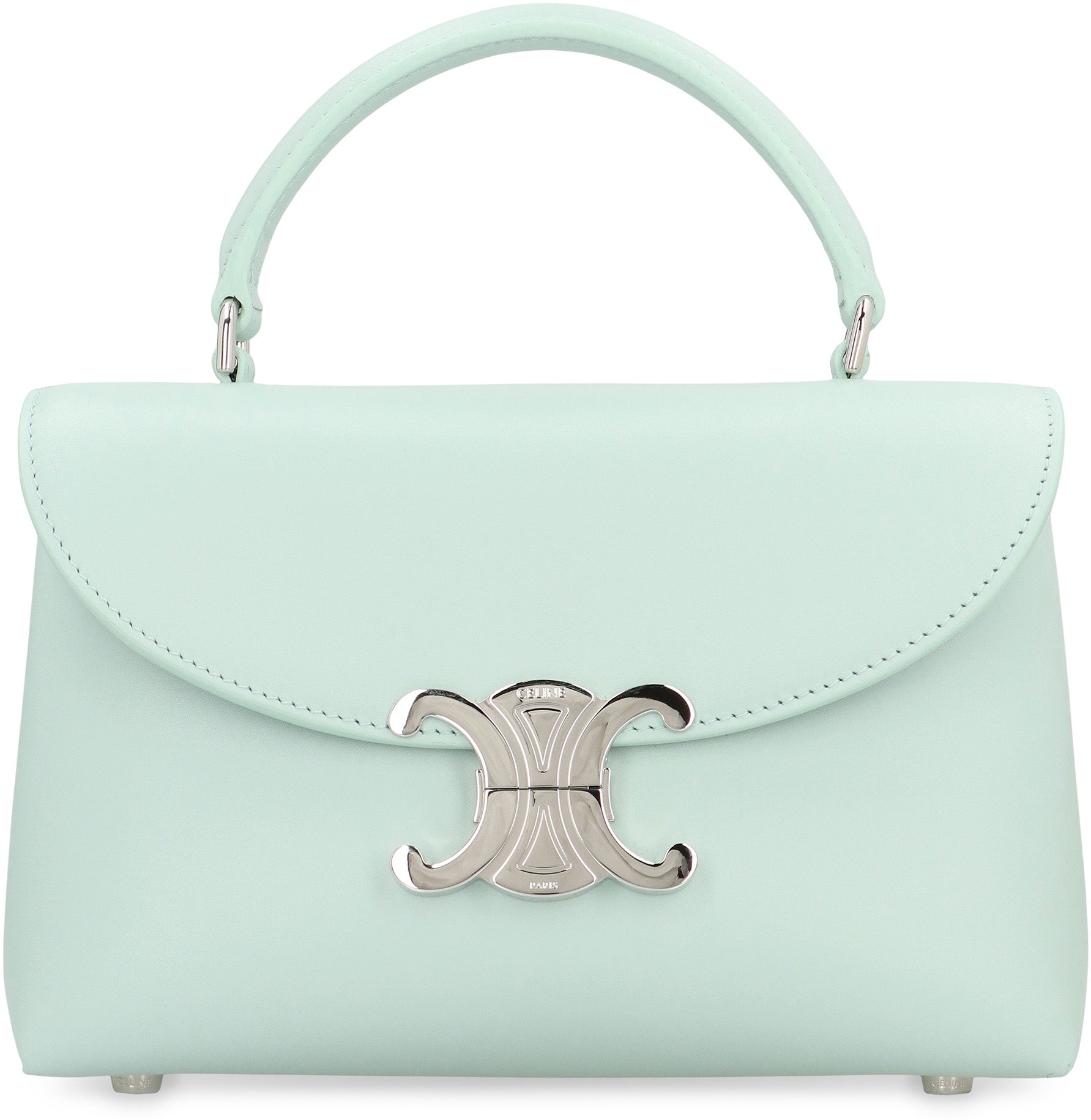 CELINE Mini Leather Handbag with Adjustable Shoulder Strap - FW25