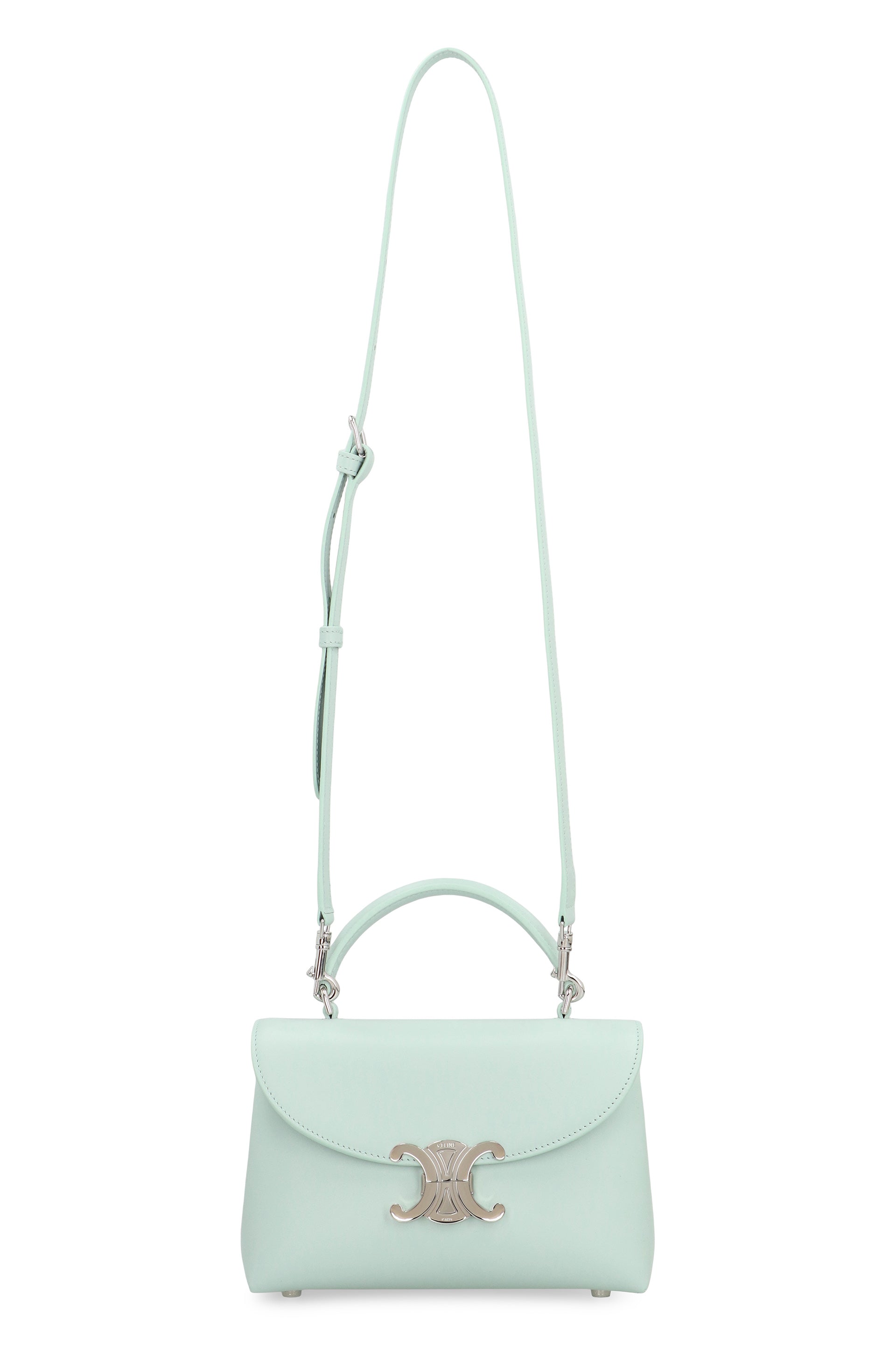 CELINE Mini Leather Handbag with Adjustable Shoulder Strap - FW25