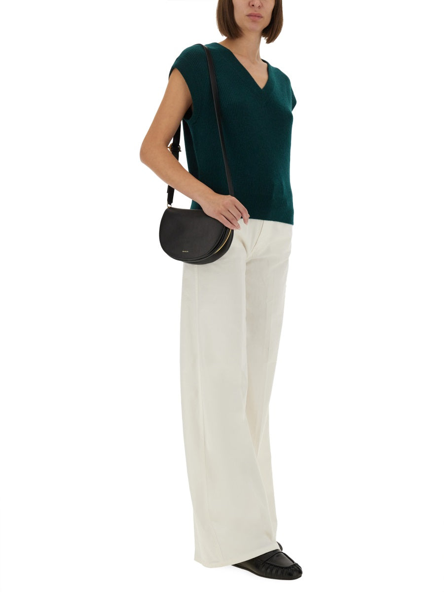 GUEST IN RESIDENCE Ribbed Knit Vest - Size S