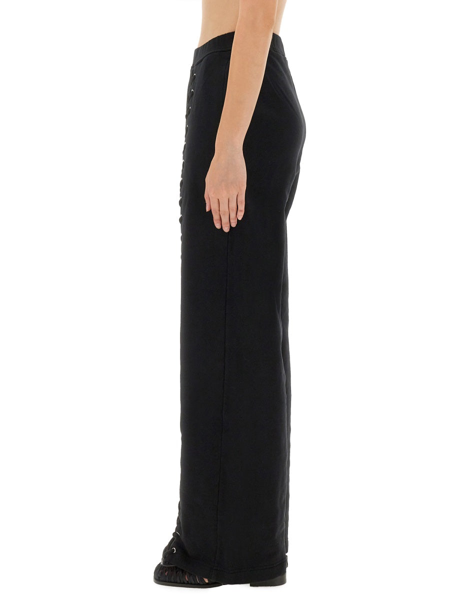 ROTATE BIRGER CHRISTENSEN Relaxed Fit Sports Pants with Laces - Size S